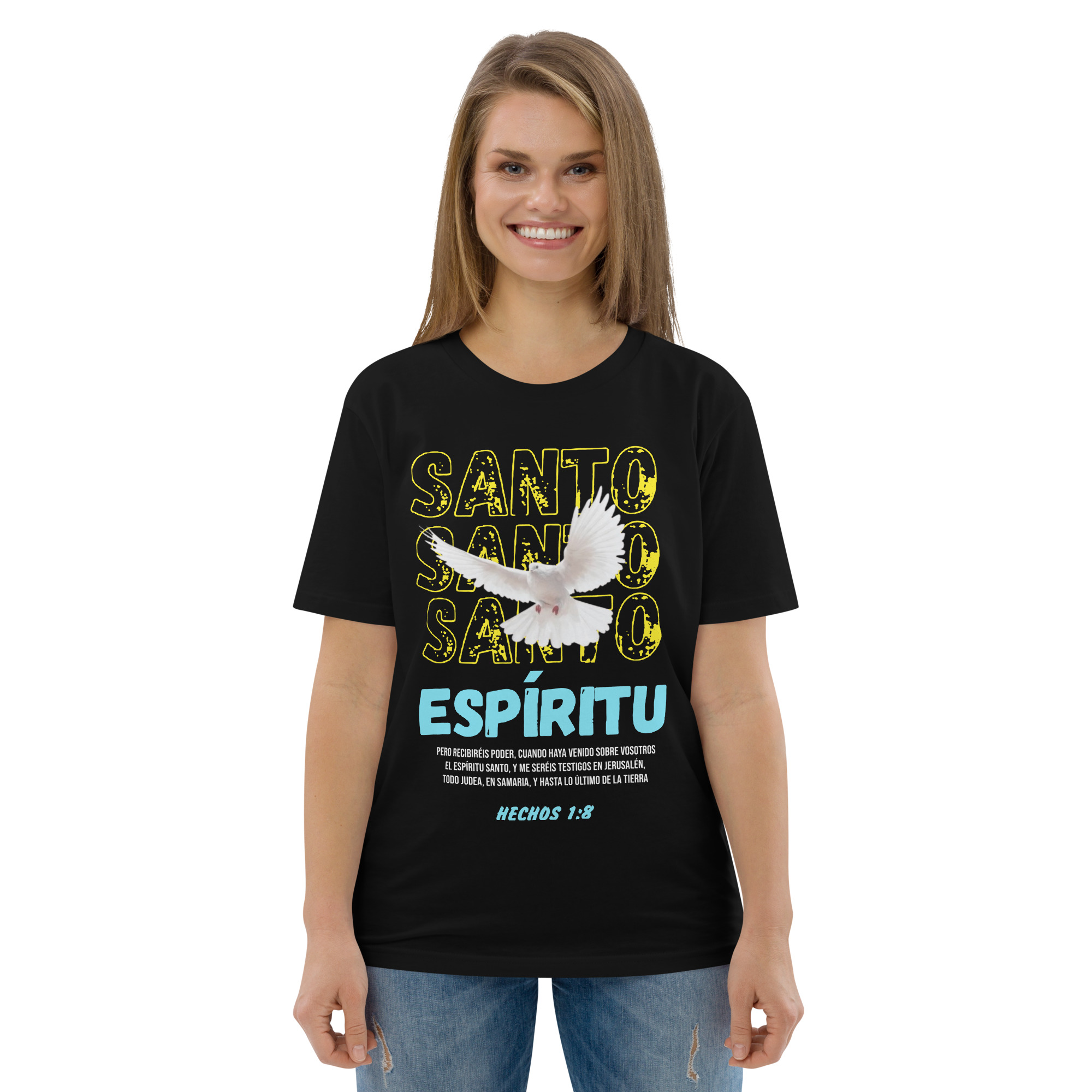 Santo Espíritu – Unisex Algodón Orgánico (Oscura)
