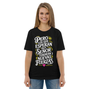 Pero los que esperan – Unisex Algodón Orgánico, dark