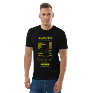 Salvación, – Unisex Algodón Orgánico, dark
