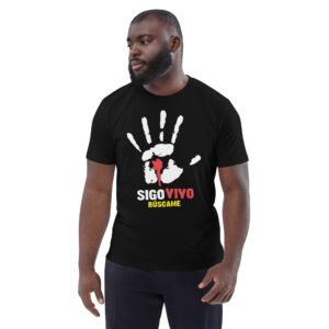 Sigo vivo – Unisex Algodón Orgánico, dark