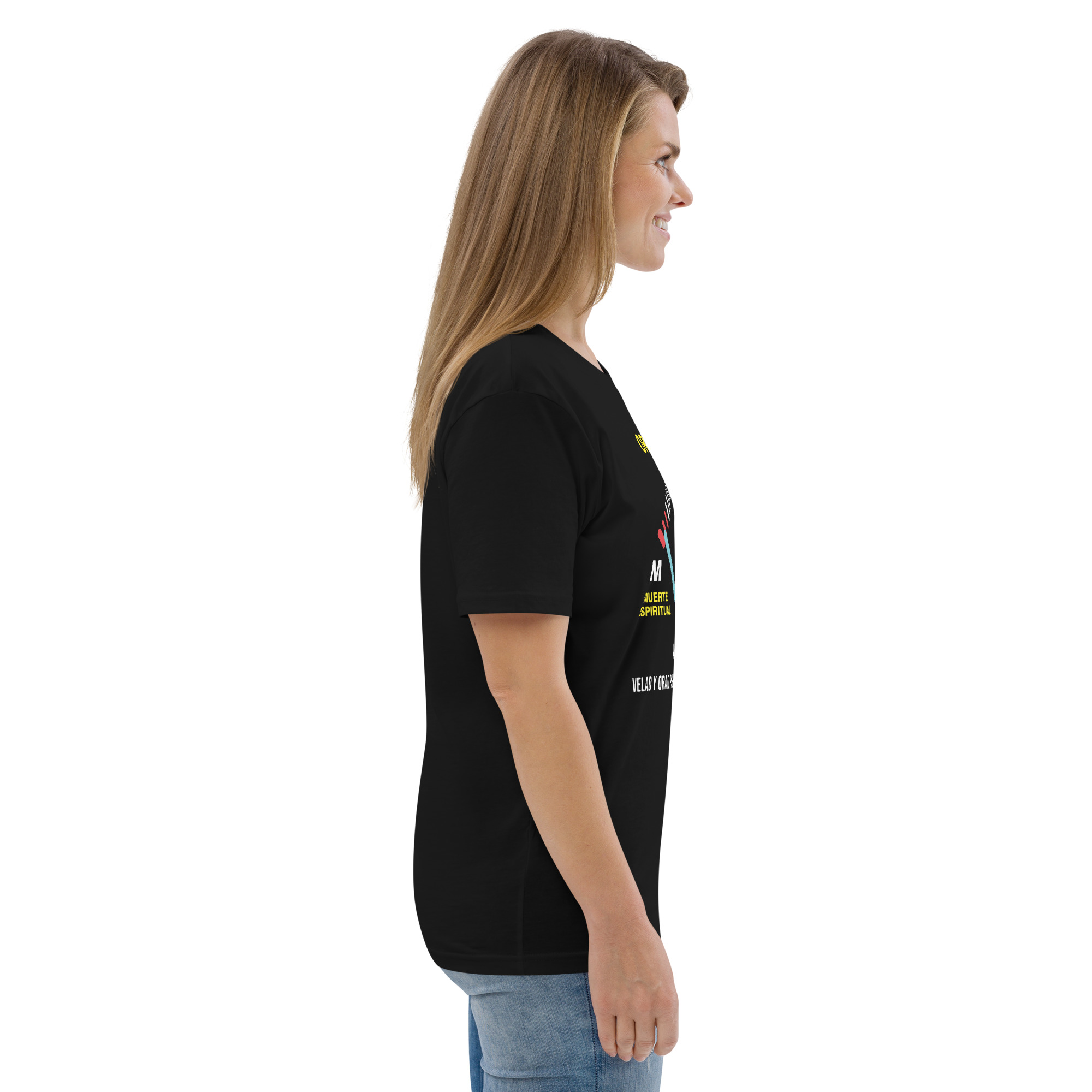 Oración – Unisex Algodón Orgánico, dark - Imagen 13