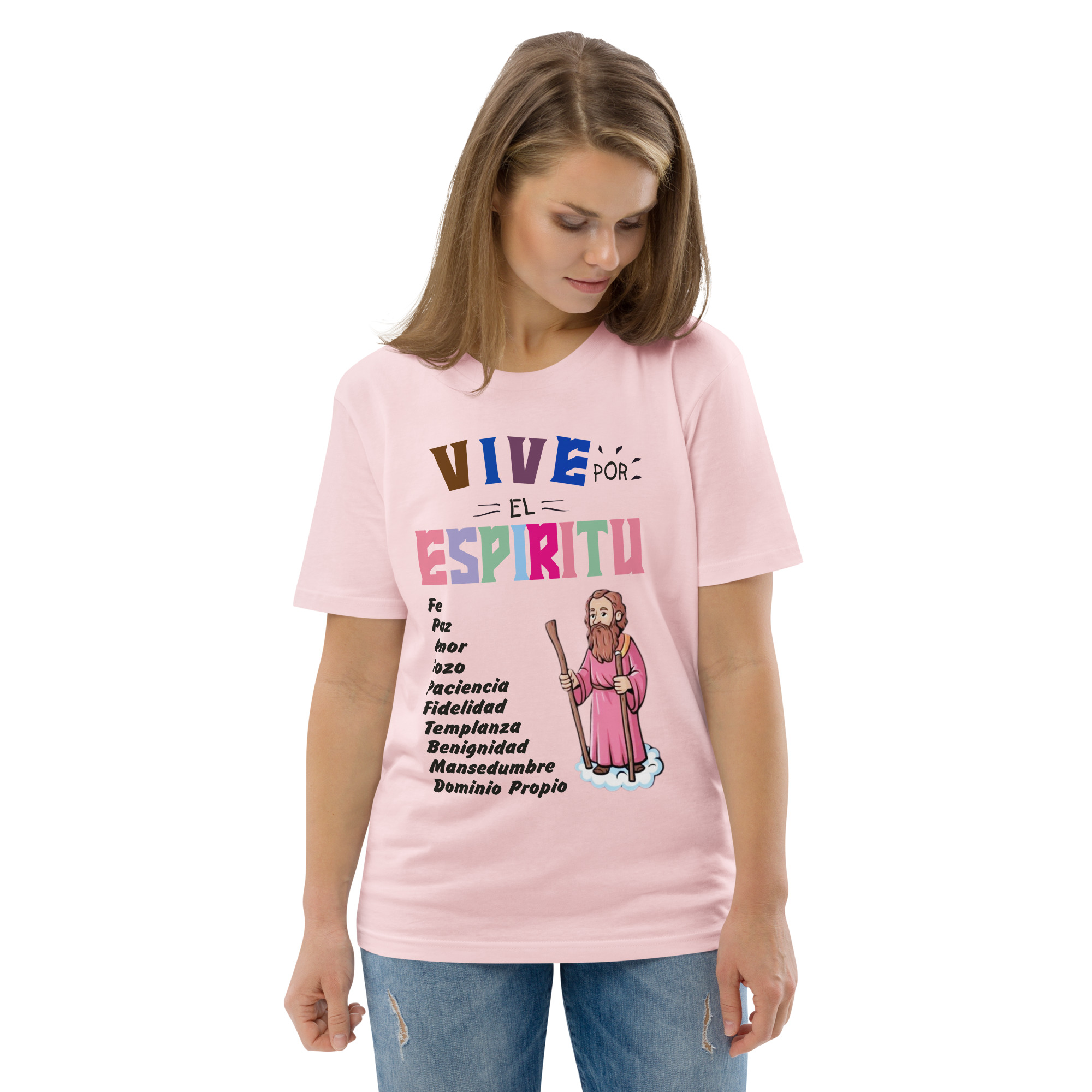 Frutos del Espíritu – Unisex Algodón Orgánico (Claras) - Imagen 2