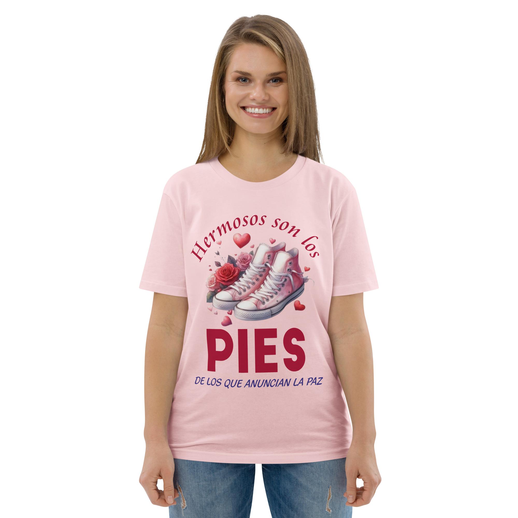 Hermosos son los pies – Unisex Algodón Orgánico, light
