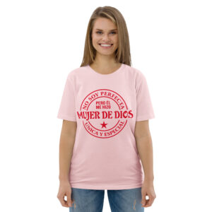 No soy perfecta – Unisex Algodón Orgánico, light