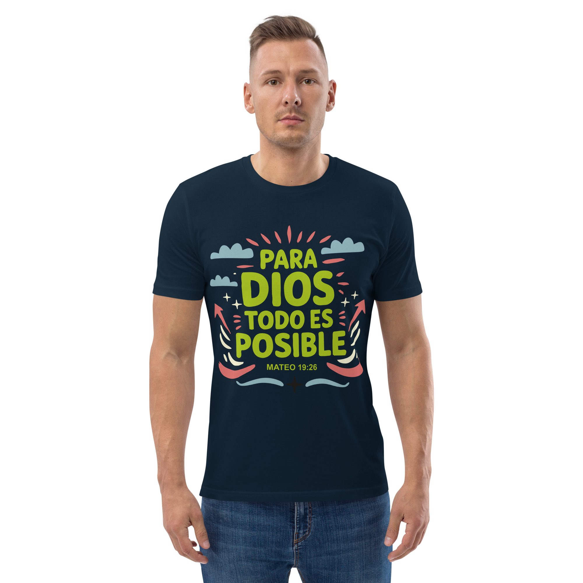 Para Dios 1, – Unisex Algodón Orgánico, dark - Imagen 2