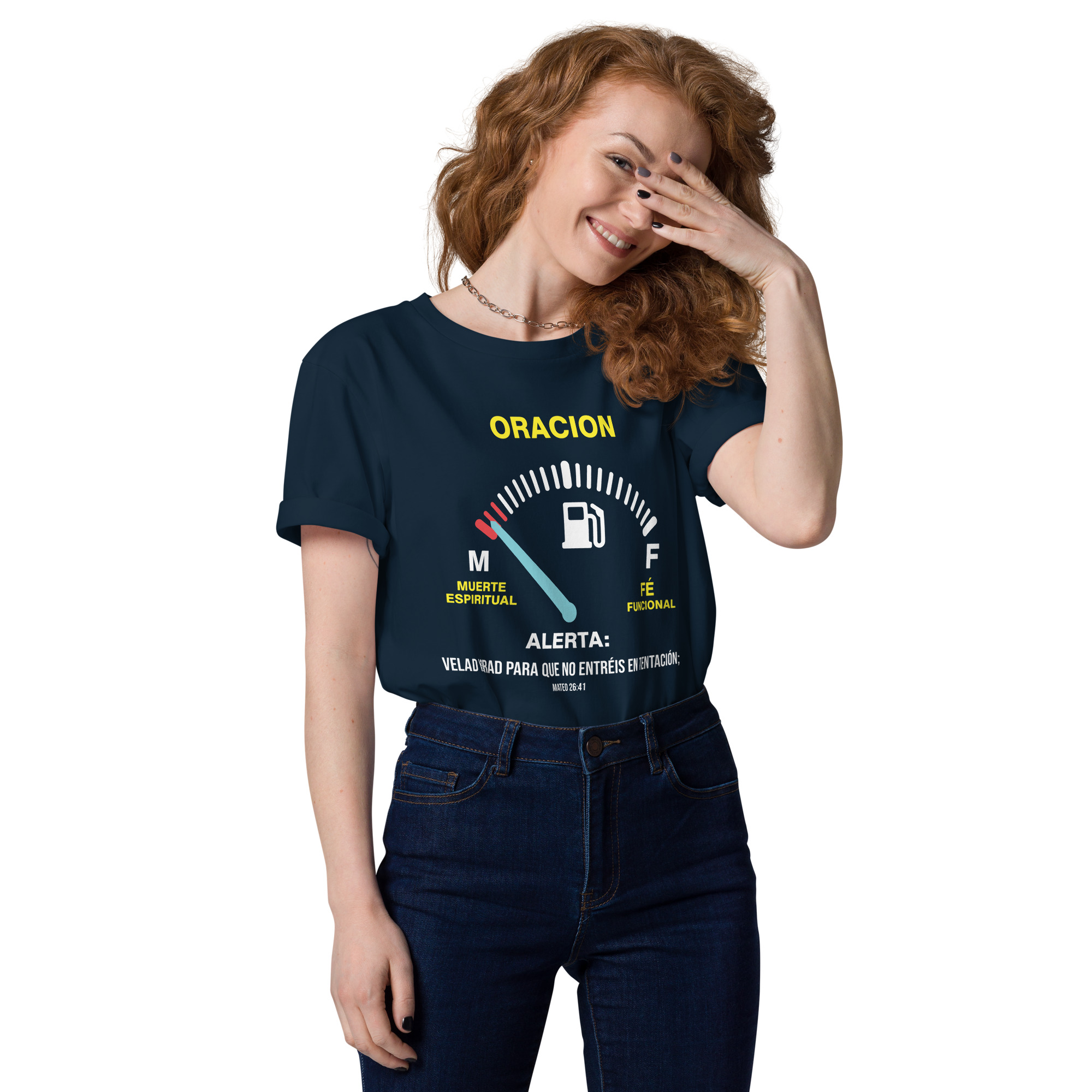 Oración – Unisex Algodón Orgánico, dark - Imagen 31