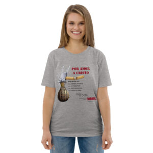 Por amor a Cristo – Unisex Algodón Orgánico, light
