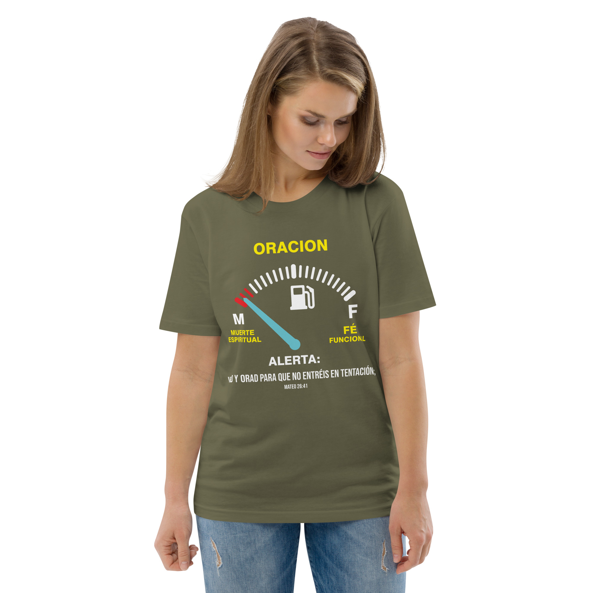 Oración – Unisex Algodón Orgánico, dark - Imagen 22