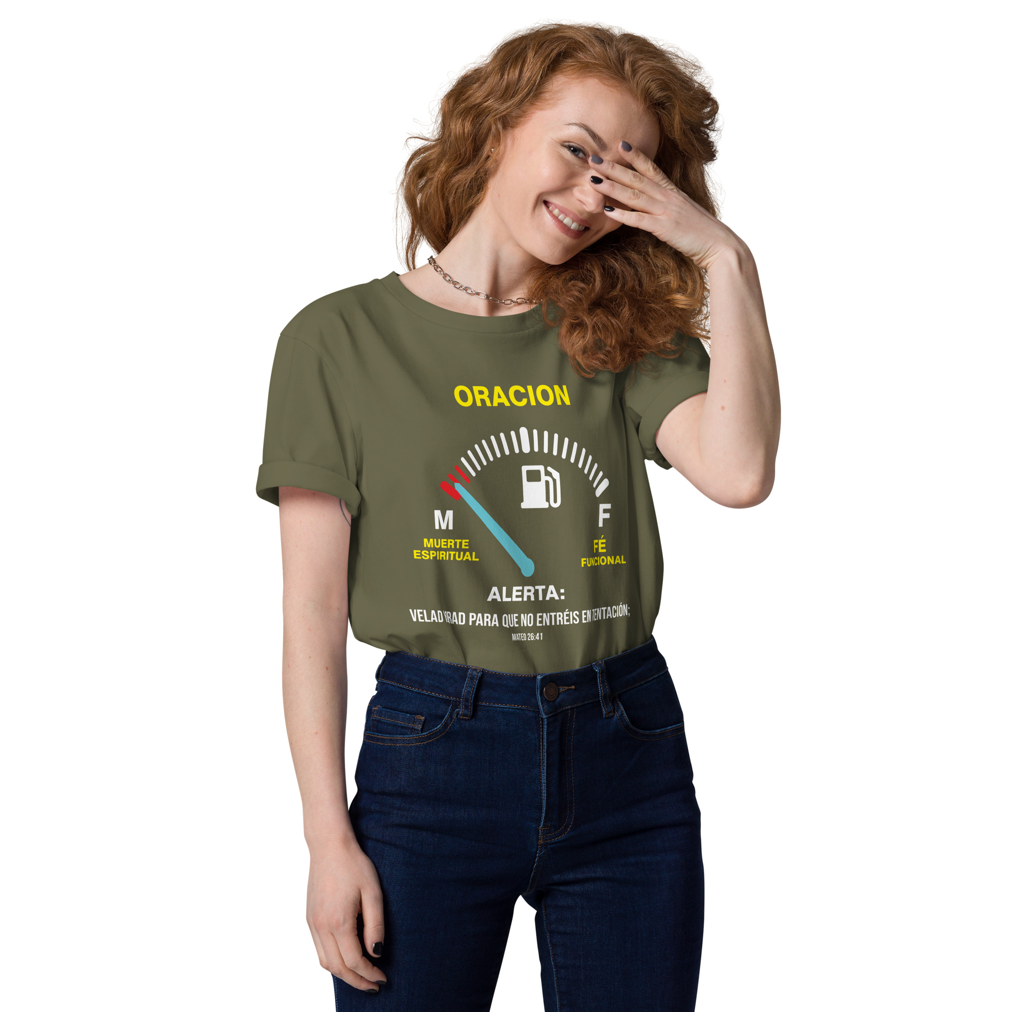 Oración – Unisex Algodón Orgánico, dark - Imagen 33