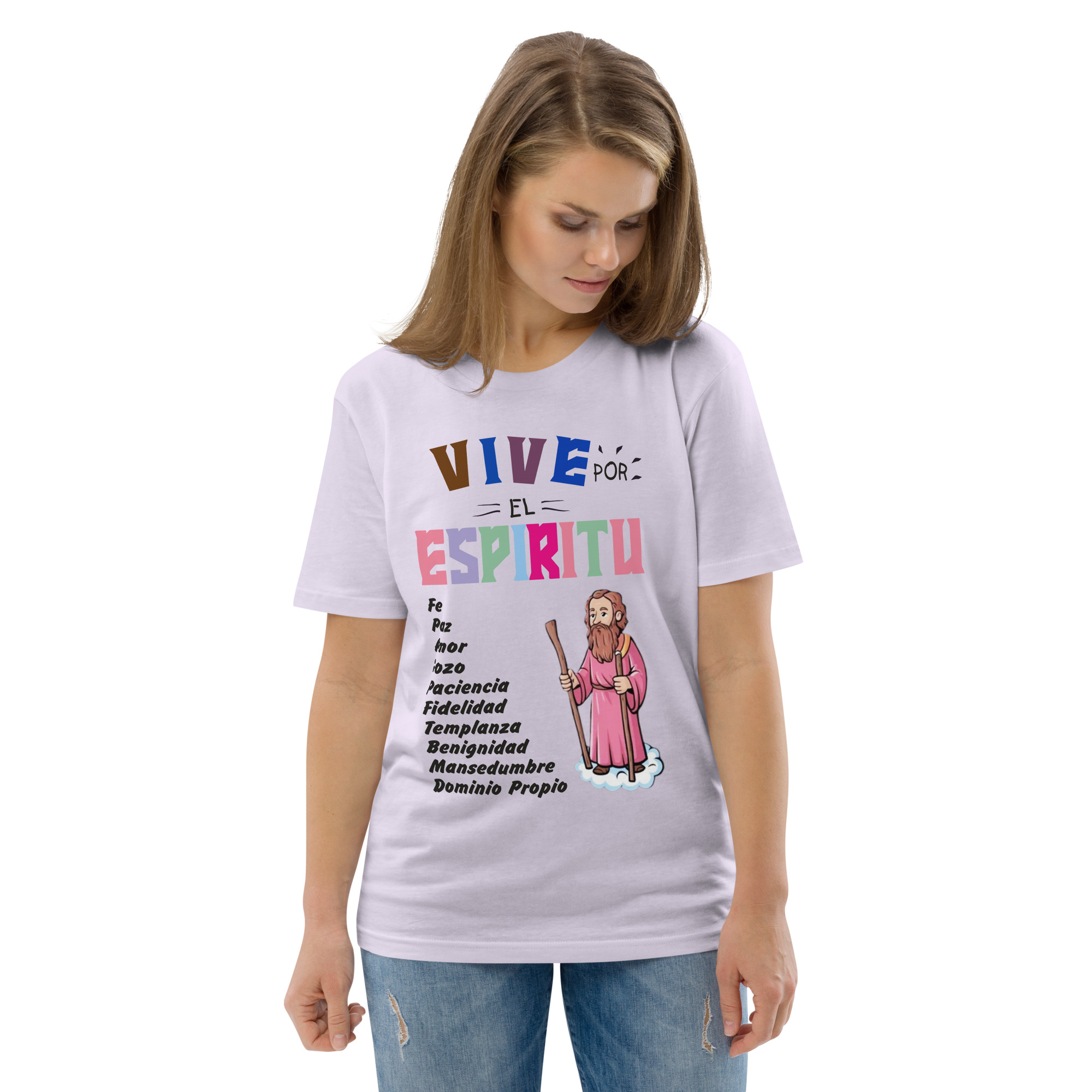 Frutos del Espíritu – Unisex Algodón Orgánico (Claras) - Imagen 5