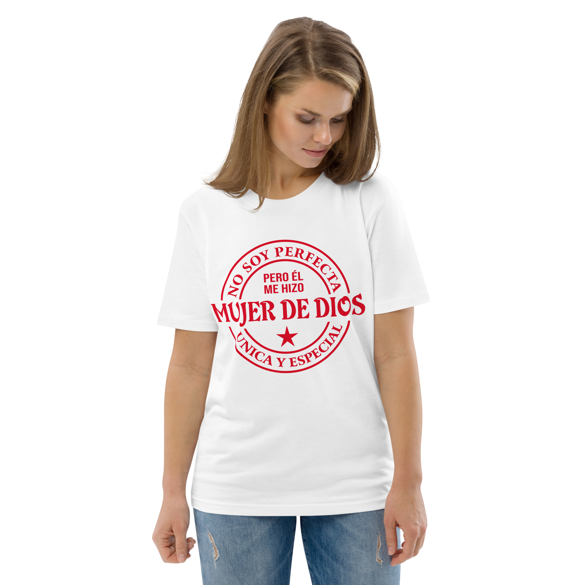 No soy perfecta – Unisex Algodón Orgánico, light - Imagen 8