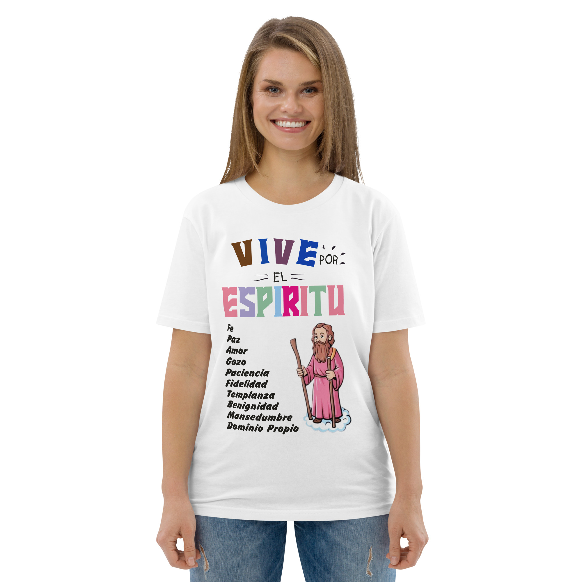 Frutos del Espíritu – Unisex Algodón Orgánico (Claras) - Imagen 7