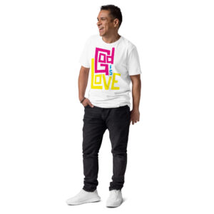 God is Love – Unisex Algodón Orgánico, light